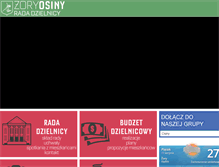 Tablet Screenshot of osiny.zory.pl