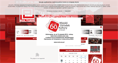 Desktop Screenshot of e-kultura.zory.pl