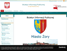 Tablet Screenshot of bip.zory.pl